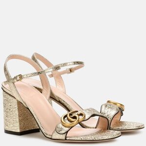 Gucci Marmont Block Heel Sandal